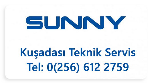 Kuşadası SUNNY Çamaşır Makinesi Servisi